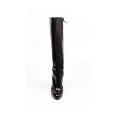 Black 36 EUR - 6 US Sebastian Milano ladies high boot 3205 MAUVE DARK VIOLA