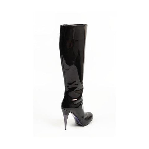 Black 37 EUR - 7 US Sebastian Milano ladies high boot 3205 MAUVE DARK VIOLA