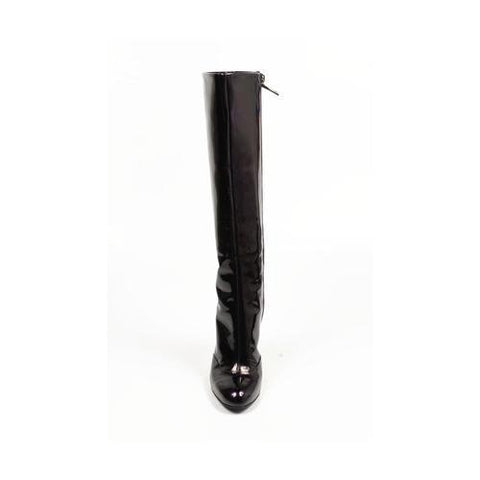Black 37.5 EUR - 7.5 US Sebastian Milano ladies high boot 3205 MAUVE DARK VIOLA