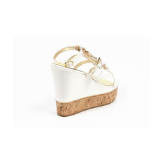 White 36.5 EUR - 6.5 US Sebastian Milano ladies espadrille wedge sandal S3185VB VERNICE BIANCA+CRYSTAL