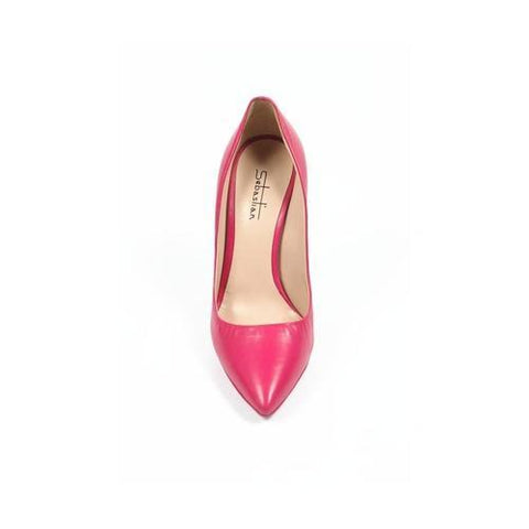 Pink 38.5 EUR - 8.5 US Sebastian Milano ladies pump S4233 NAPPA PALIT 625 MAGENTA