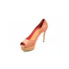 Coral 40 EUR - 10 US Sebastian Milano ladies pump open toe S4370 CAMOSCIO ML 249 CORALLO