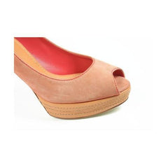 Coral 40 EUR - 10 US Sebastian Milano ladies pump open toe S4370 CAMOSCIO ML 249 CORALLO