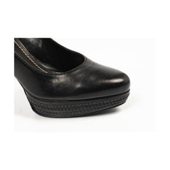 Black 40 EUR - 10 US Sebastian Milano ladies pump S4651 VIT NO GOLDEN NERO