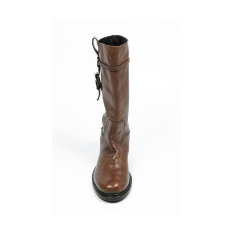 Brown 39 EUR - 9 US Sebastian Milano ladies short boot S5032 VACC NAP PIOM