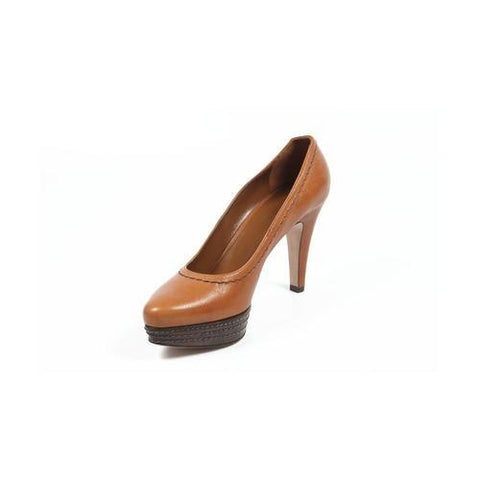 Camel 41 EUR - 11 US Sebastian Milano ladies pump S5182 CAPRA ASPEN CUOIO