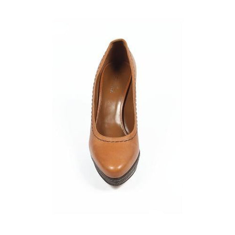 Camel 41 EUR - 11 US Sebastian Milano ladies pump S5182 CAPRA ASPEN CUOIO
