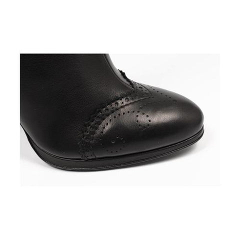 Black 36.5 EUR - 6.5 US Sebastian Milano ladies high boot S3942 LOS ANGELES BOTTALATO TG NERO