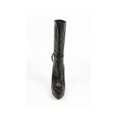 Black 37.5 EUR - 7.5 US Sebastian Milano ladies boot S4627 VACCHETTA NAPPA NERO