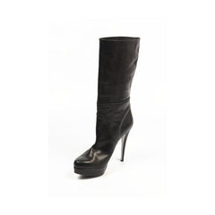 Black 38 EUR - 8 US Sebastian Milano ladies boot S4627 VACCHETTA NAPPA NERO