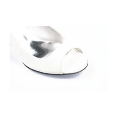 White 36.5 EUR - 6.5 US Sebastian Milano ladies sandal S3518VY VERNICE BIANCA