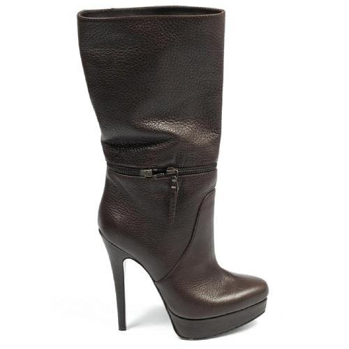Dark Brown 37 EUR - 7 US Sebastian Milano ladies short boot S4627 FOCUS CACAO