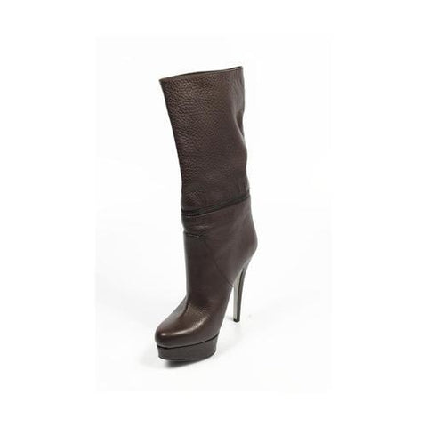 Dark Brown 37.5 EUR - 7.5 US Sebastian Milano ladies short boot S4627 FOCUS CACAO