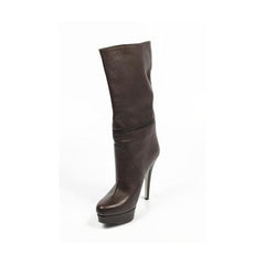 Dark Brown 40 EUR - 10 US Sebastian Milano ladies short boot S4627 FOCUS CACAO