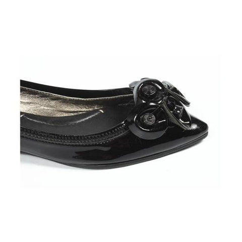 Black 37 EUR - 7 US Max Azria ladies ballerina MA-ELICIA BLACK