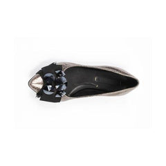 Silver 36 EUR - 6 US Max Azria ladies ballerina MA-EMERYTI COAL