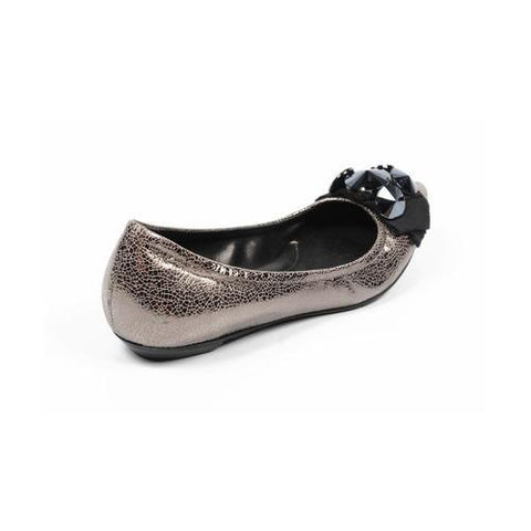 Silver 36 EUR - 6 US Max Azria ladies ballerina MA-EMERYTI COAL