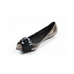 Silver 38.5 EUR - 8.5 US Max Azria ladies ballerina MA-EMERYTI COAL