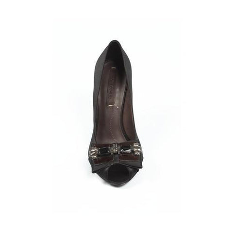 Black 40 EUR - 10 US Max Azria ladies pump open toe MA-ISHA BLACK