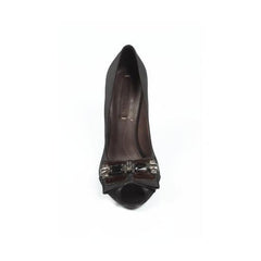 Black 40 EUR - 10 US Max Azria ladies pump open toe MA-ISHA BLACK