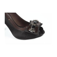 Black 40 EUR - 10 US Max Azria ladies pump open toe MA-ISHA BLACK