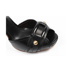 Black 37 EUR - 7 US Max Azria ladies sandal MA-LAURIE BLACK
