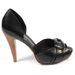 Black 39 EUR - 9 US Max Azria ladies sandal MA-LAURIE BLACK