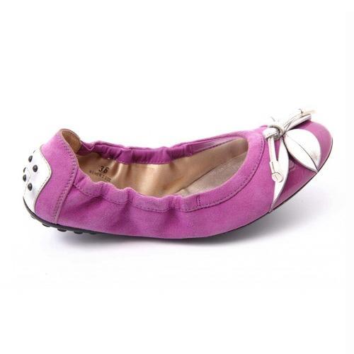 Purple 36 EUR - 6 US (241mm) Tods ladies ballerina XXW0HI069603ZJ4851