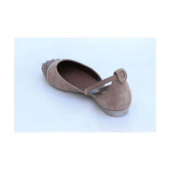 Taupe 36.5 EUR - 6.5 US (244mm) Tods ladies flat sandal XXW0MQ0D7703DW157K