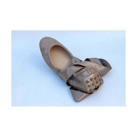 Gold 36.5 EUR - 6.5 US (244mm) Tods ladies ballerina XXW0NY0C350X90G215