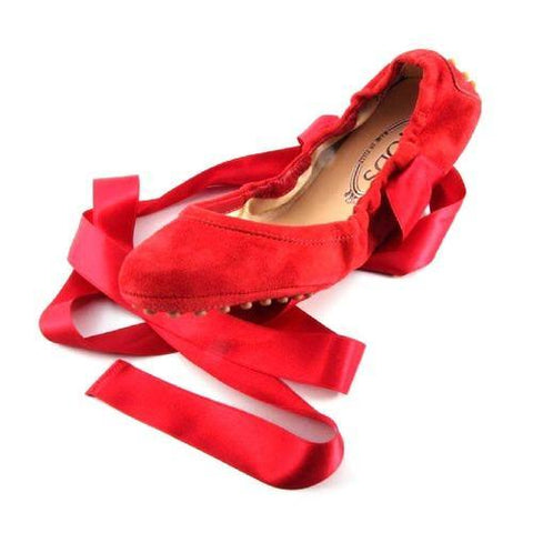 Red 39 EUR - 8 US (260mm) Tods ladies ballerina XXW0NY0C350HR0R602