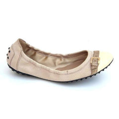 Taupe 36.5 EUR - 6.5 US (244mm) Tods ladies ballerina XXW0HI04070P1S156Q
