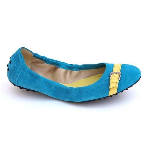 Light Blue 37 EUR - 6.5 US (247mm) Tods ladies ballerina XXW0HI04070RTU165O