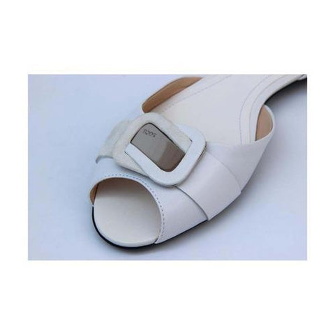 White 36 EUR - 6 US (241mm) Tods ladies flat sandal XXW0LW0B9002YCB001