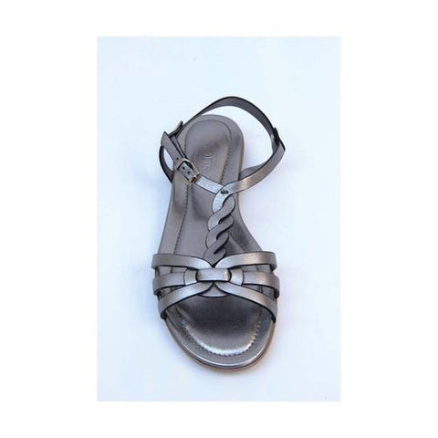 Silver 36 EUR - 6 US (241mm) Tods ladies flat sandal XXW0MD0A060SV0B210