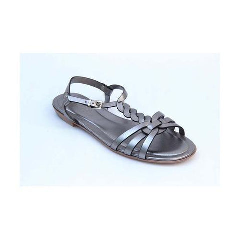 Silver 36 EUR - 6 US (241mm) Tods ladies flat sandal XXW0MD0A060SV0B210