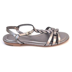 Silver 36 EUR - 6 US (241mm) Tods ladies flat sandal XXW0MD0A060SV0B210