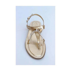 Gold 36 EUR - 6 US (241mm) Tods ladies flat sandal XXW0II0A250SV0G210