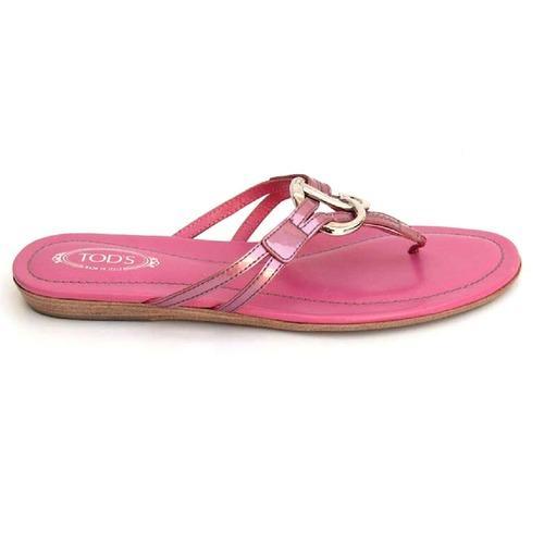 Fuxia 36 EUR - 6 US (241mm) Tods ladies flat sandal XXW0II07810RM0M805