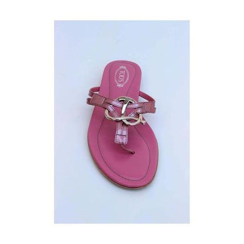Fuxia 36.5 EUR - 6.5 US (244mm) Tods ladies flat sandal XXW0II07810RM0M805