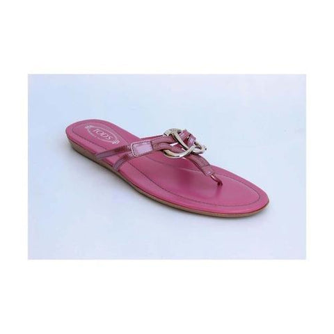 Fuxia 36.5 EUR - 6.5 US (244mm) Tods ladies flat sandal XXW0II07810RM0M805