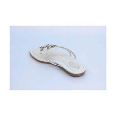 White 36.5 EUR - 6.5 US (244mm) Tods ladies flat sandal XXW0II07810OW0B001