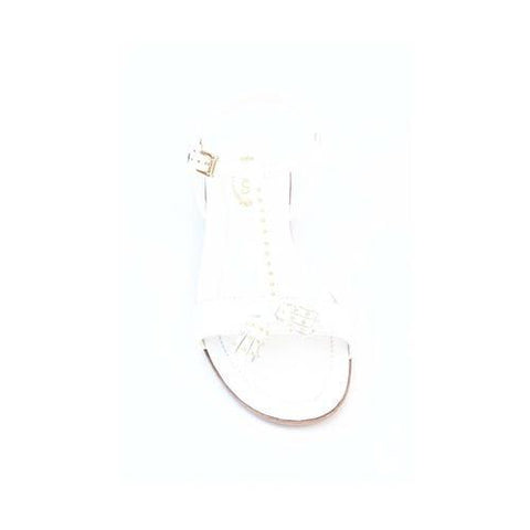 White 36 EUR - 6 US (241mm) Tods ladies flat sandal XXW0MD0C270OW0B001