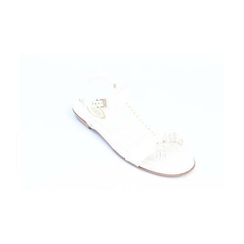 White 36.5 EUR - 6.5 US (244mm) Tods ladies flat sandal XXW0MD0C270OW0B001