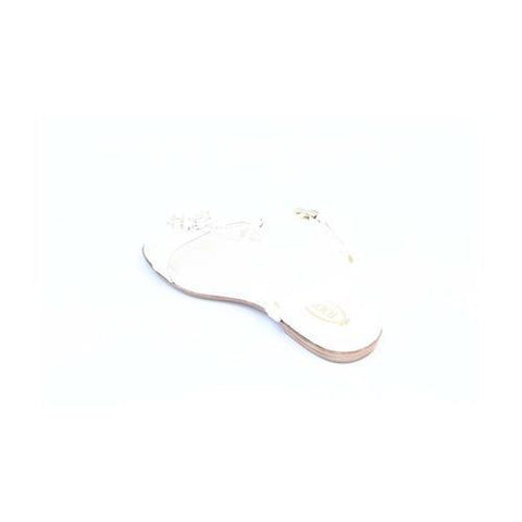 White 36.5 EUR - 6.5 US (244mm) Tods ladies flat sandal XXW0MD0C270OW0B001