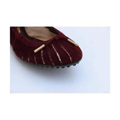 Dark Red 36.5 EUR - 6.5 US (244mm) Tods ladies ballerina XXW0HI06060HR0R802