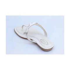 White 36 EUR - 6 US (241mm) Tods ladies flat sandal XXW0II0A120ATSB001