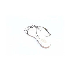 White 36.5 EUR - 6.5 US (244mm) Tods ladies flat sandal XXW0MD0A060297B001