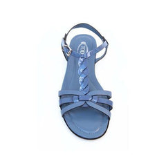 Blue 36 EUR - 6 US (241mm) Tods ladies flat sandal XXW0MD0A060297U206
