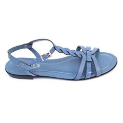 Blue 36 EUR - 6 US (241mm) Tods ladies flat sandal XXW0MD0A060297U206